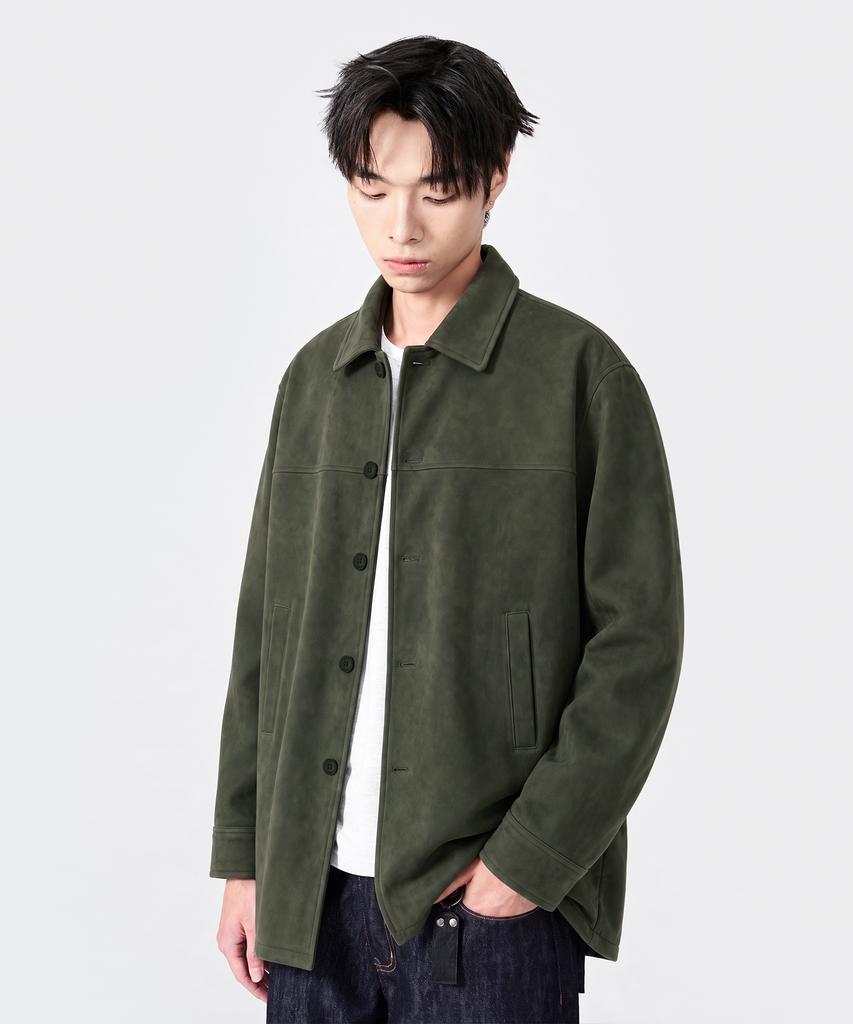 DIMITRI BLACK Slacker Schnittmantel_Wildleder 3 Farben