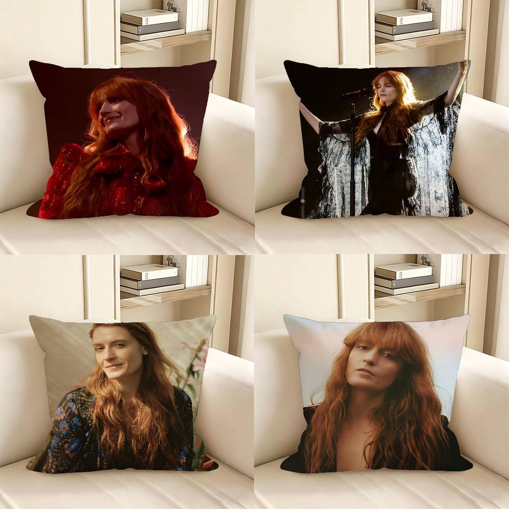 pc Band FFlorenceS And The MMachineS Pillow Case Fashion Square Pillowcase Bedroom Sofa Room Ins Decoration Leisure