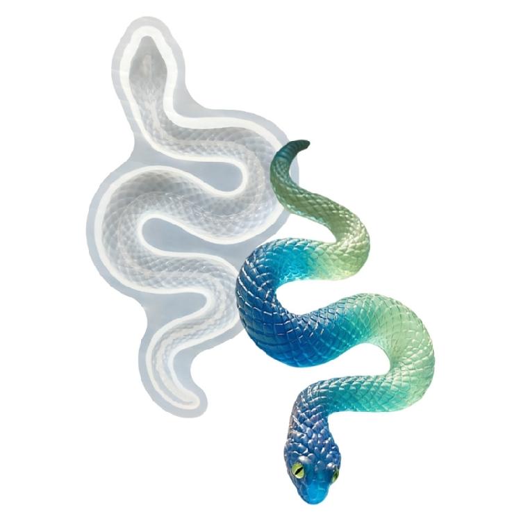 Realistic Snake Shaped Silicone Mold Realistic Snake Jewelry Mold For Creative Jewelry And Display Crafts