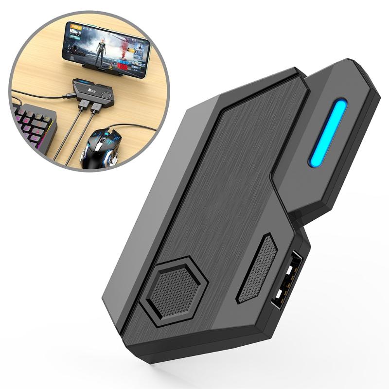 Keyboard and Mouse Adapter for Mobile Games,PUBG mobile, Game for Peace, for Call of Duty, Fornite, etc