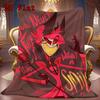 Hazbin Hotel 2D Flat Pattern Flannel Blanket High quality All Seasons Warmth and Comfort Perfect for Christmas Gifts.NMT0928350