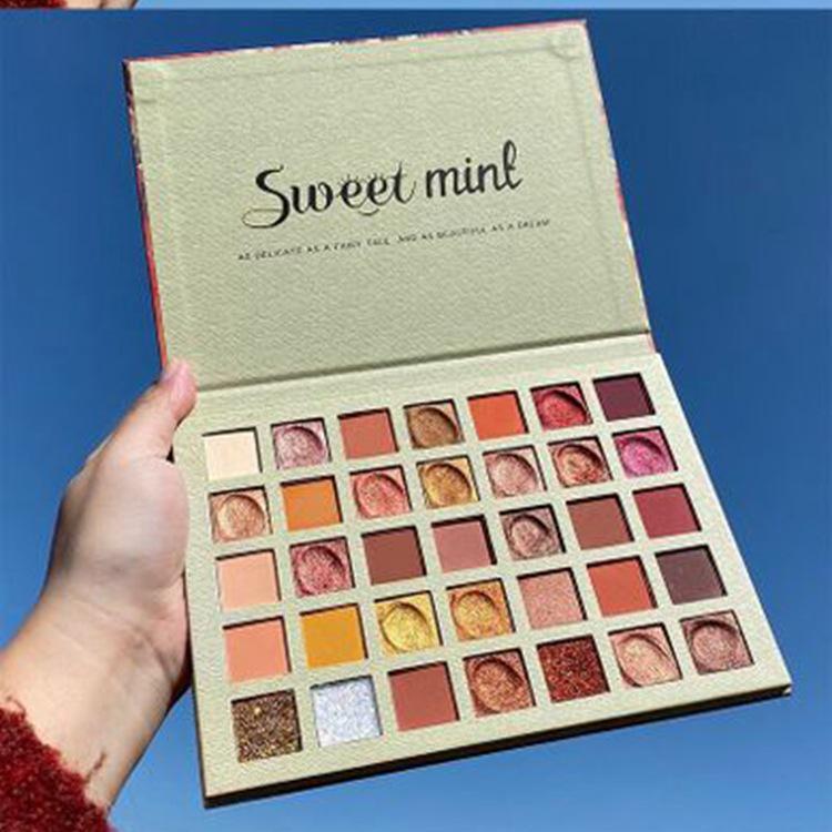 35 цветов масляной живописи палитра теней для век матовый перламутровый блеск палитра теней для век 35 Colors