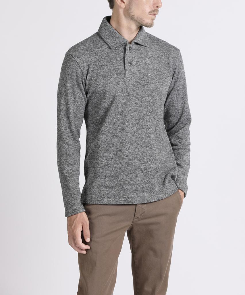 PANICALE Grey Comfort Collar Neck T-Shirt