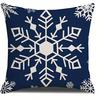 Short Plush Material Pillowcasehome Decor Christmas-Themed Patterns Cushion Covers Pattern Cushion Cover Suitable For Sofa Bedro