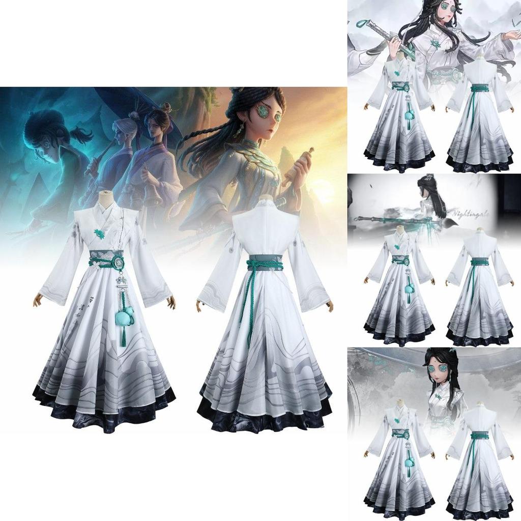 Elegant Vintage Inspired Identity V Antique Merchant Cosplay Outfit With Premium Polyester Materials