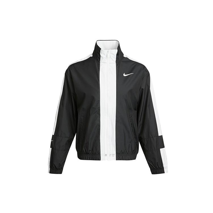 (WMNS) Nike Sportswear Repel Contrasting Colors Loose Woven Jacket Autumn Black Women s CZ8801-010 L