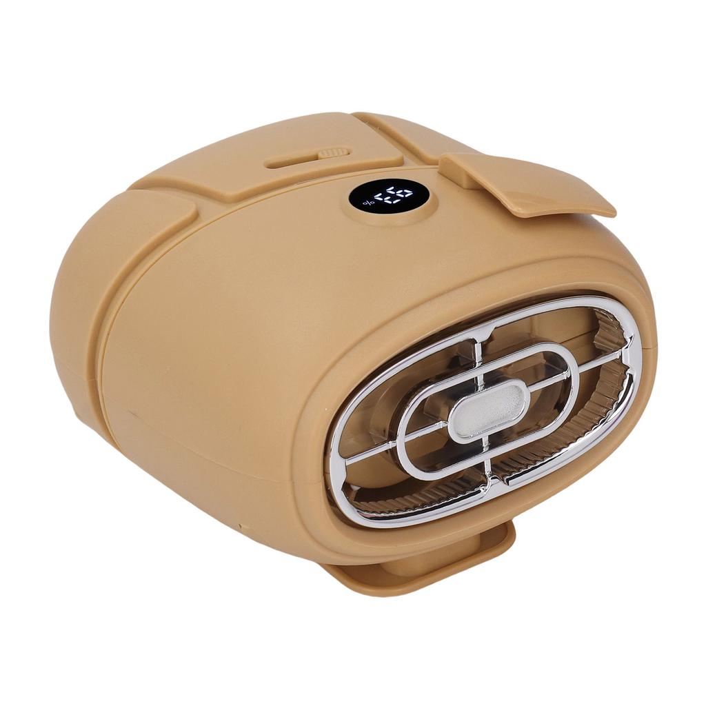 Waist Hanging Fan LED Display Portable Cooling Fan for Outdoor Work 100 Levels Adjustment Scent Diffusion Function