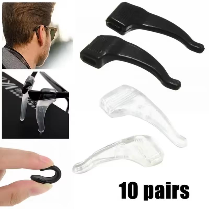 Anti-slip Silicone Ear Grip Glasses Leg Soft Sunglasses Anti Fall Stopper Bracket Fastener Eyeglasses Retainer Holders Accessory