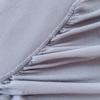 1pc Solid Color Fitted Sheet 100% Cotton Bedsheets Yarn Dyed Bed Cover Breathable Bed Linen sabanas para cama (No Pillowcase)