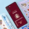 Algerian Russia Serbian Spain Passport Case For Samsung Galaxy S23 S22 Ultra S21 Plus S9 S10 Note 10 20 Ultra S20 S21 FE Cover