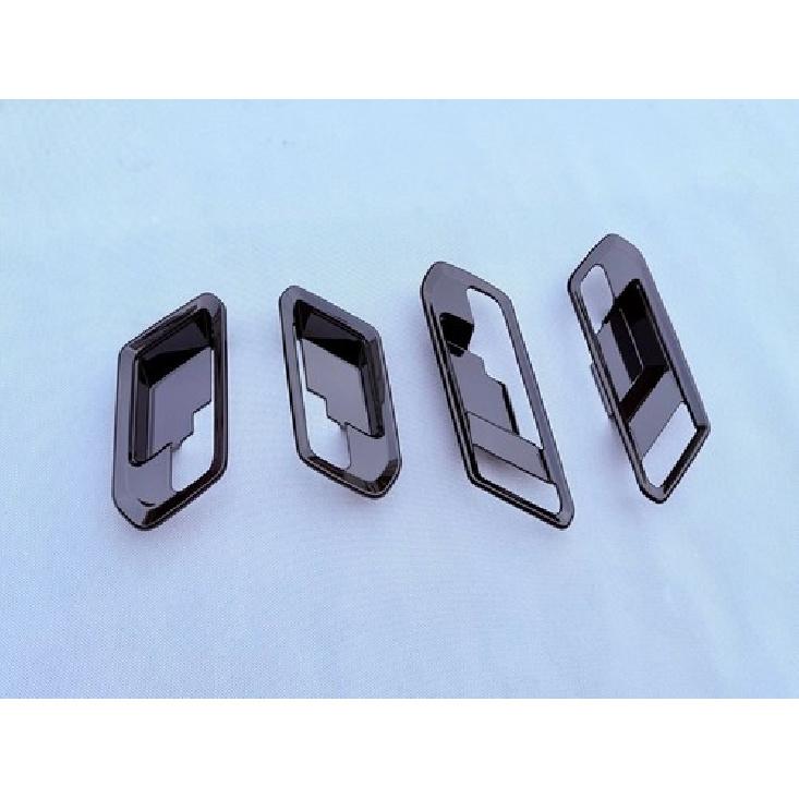 ABS Black Inner Door Handle Bowl Cover Trim For -2025 Chevrolet Colorado