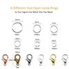 A Set Jewelry Findings Tool Set Open Jump Rings,Jewelry Pliers, Lobster Clasps hooks, jewelry tweezers Jewelry Making Supplies