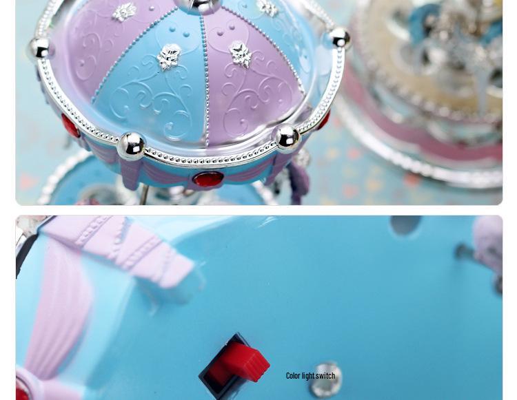 Kinder Blinkendes Karussell Spieluhr - Heimschmuck & Musikalisches Geschenk