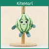 Cartoon Watermelon Plush Keychain Cute Fruit Toy Charm For Kids