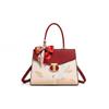 New Genuine Leather Women's Bag Chinese Style Embroidery Middle-aged Married Bride Mother-in-law Bag