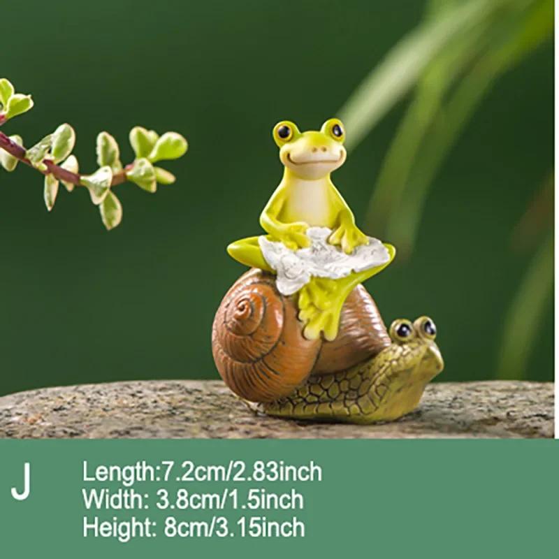 Lustige Froschfiguren aus Kunstharz für Innendekoration zu Hause, Badezimmer-Innendekorationszubehör, personalisiertes Geschenkobjekt, Gartendekor