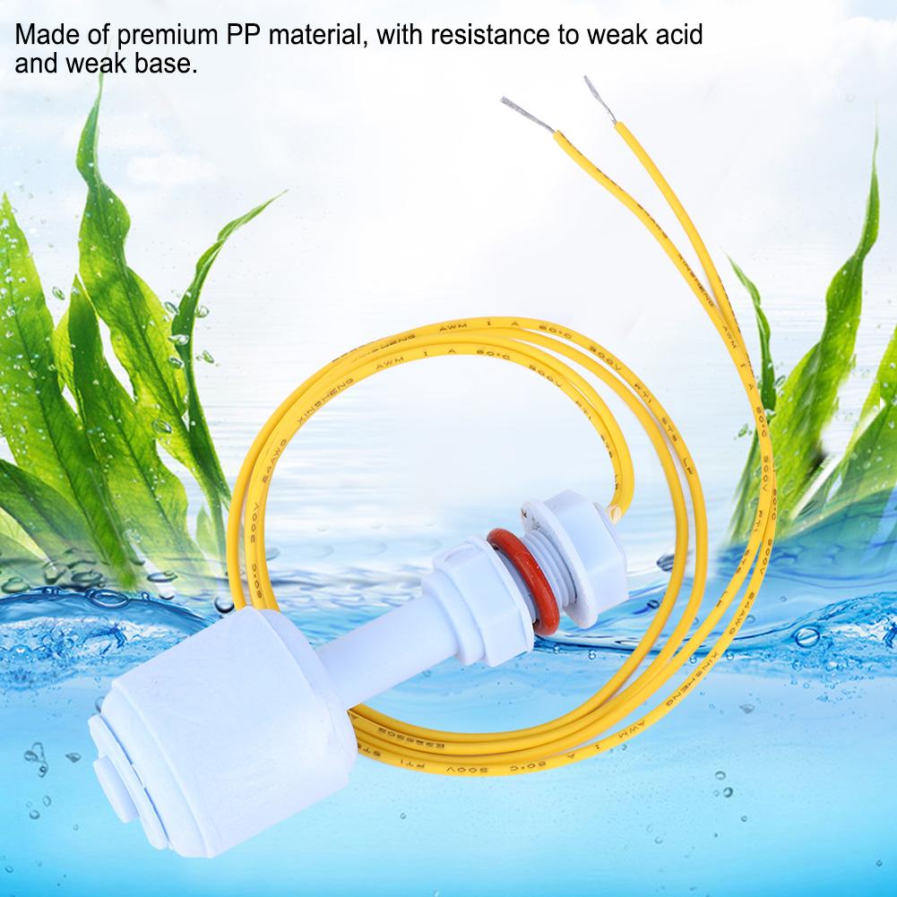 Buy 5pcs PP Plastic Float Switch Water Tank Pool Liquid Level Sensor ...