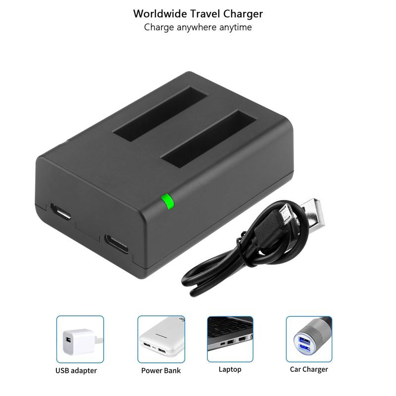KODAK PIXPRO WPZ2 Aksiyon Kamerası Aksesuarları için LB-015 LB015 2 Kanallı USB Pil Şarj Cihazı