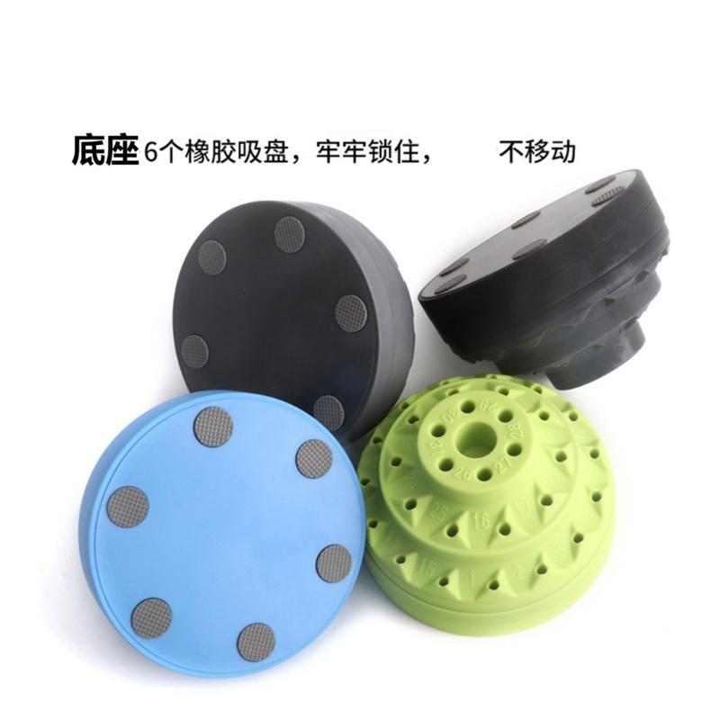 Plastic Rotating Tool Box Rotary Bur Holder for Tool Organization and Easy Cleaning Screwdriver Rotating Storage Box