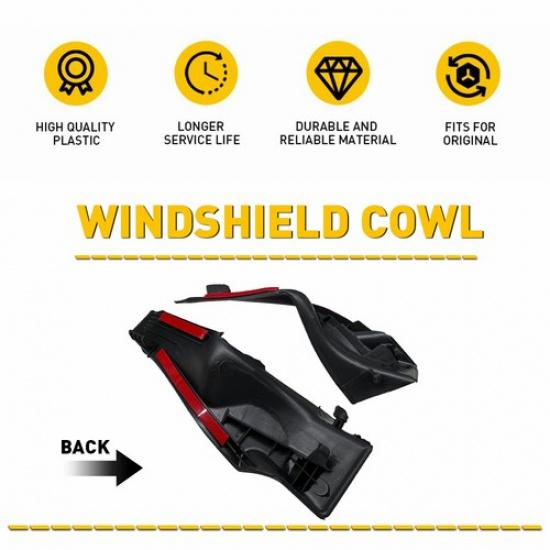 For 2008-2013 Toyota Highlander Windshield Wiper Side Cowl Extension Trim EOOH