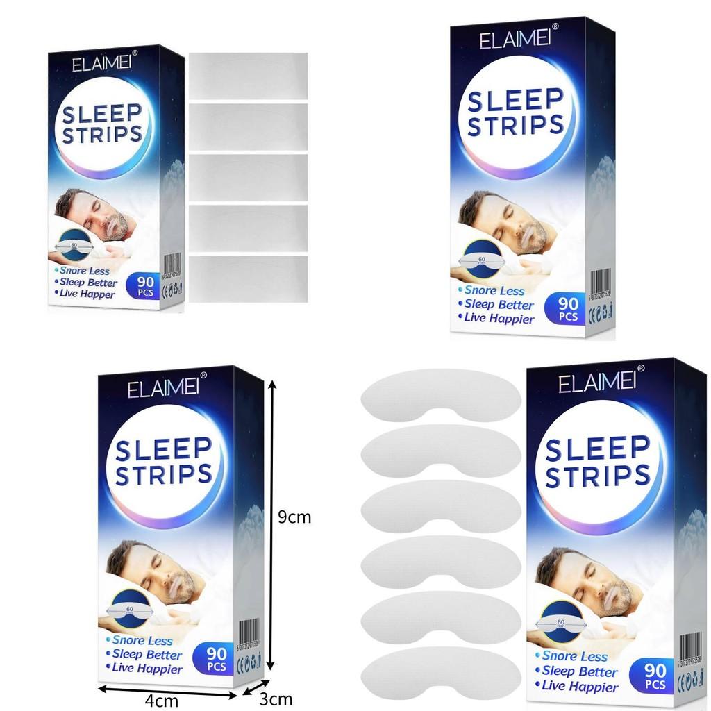 Elimei Sleep Tape Antisnoring Closure Patch With Breathable Material For Restful Sleep