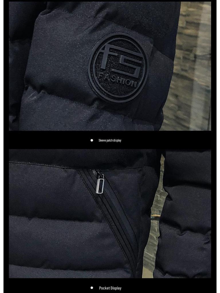 Men's Stand-Up Collar Thickened Winter Cotton Jacket - Warm, Trendy 2020 Coat