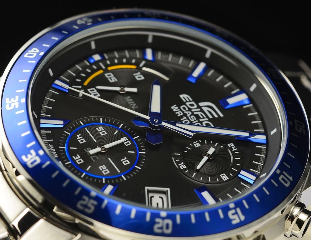 Casio Edifice 100m Water Chronograph EFV-540D-1A2VUDF Men's Watch, Resistant