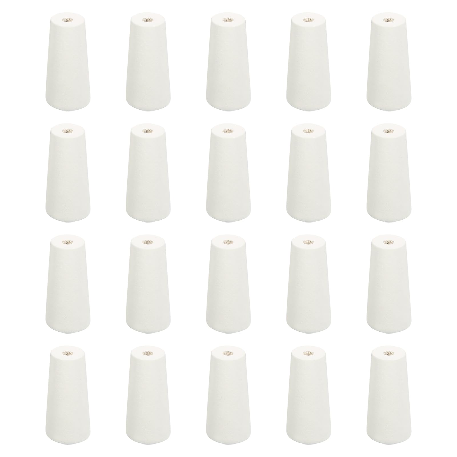 

uxcell White Wooden Cord Knobs, Tassel Drop Pull End Pendants for Window Blinds, Shades, Curtains, Crafts, 1.4x0.6 , 20 Pieces