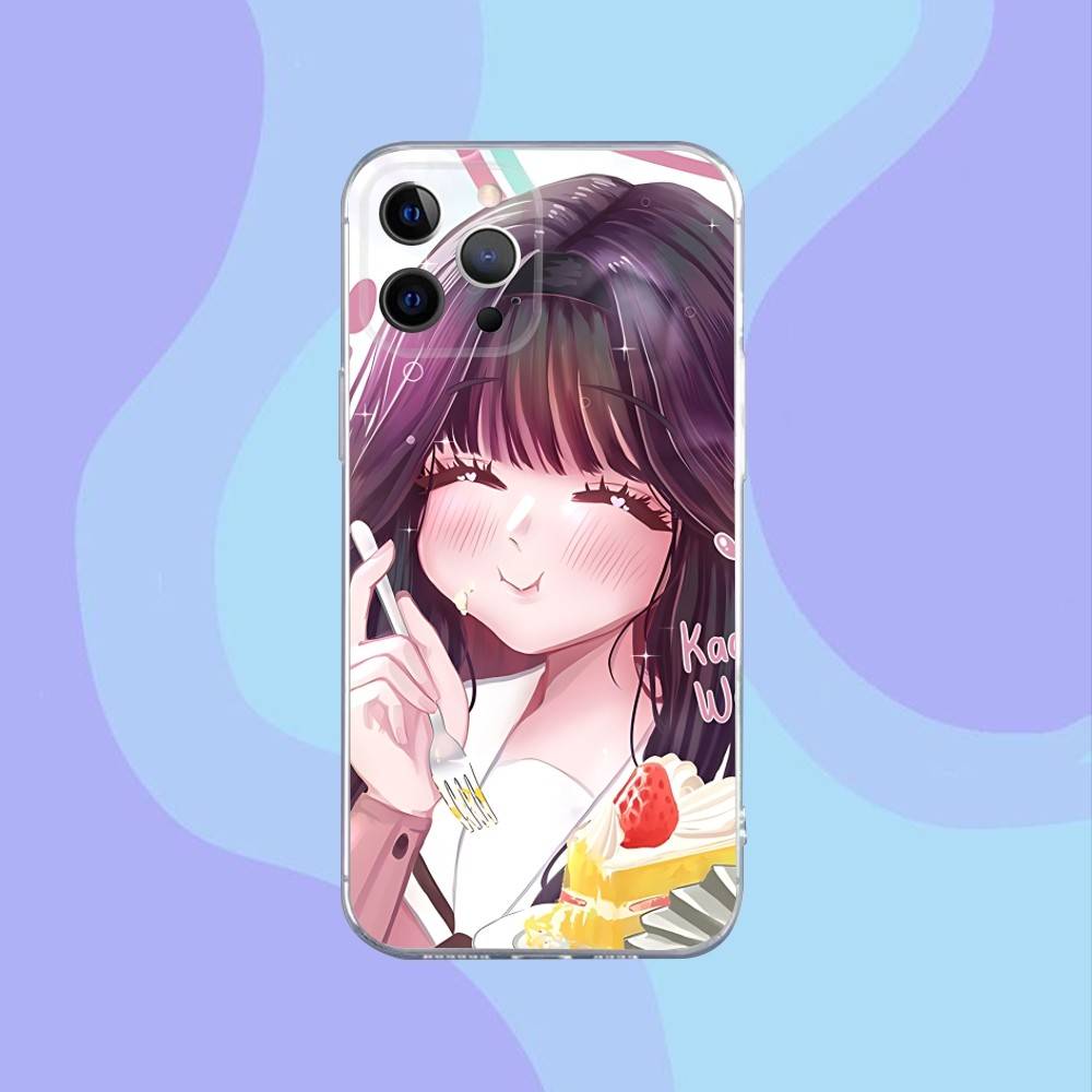 Kaoruko Anime Waguri Phone Case For iPhone 17,16,15,14,13,12,11 Pro,Max,Plus,X,XS,XR,SE4,E Mini Transparent Soft Cover