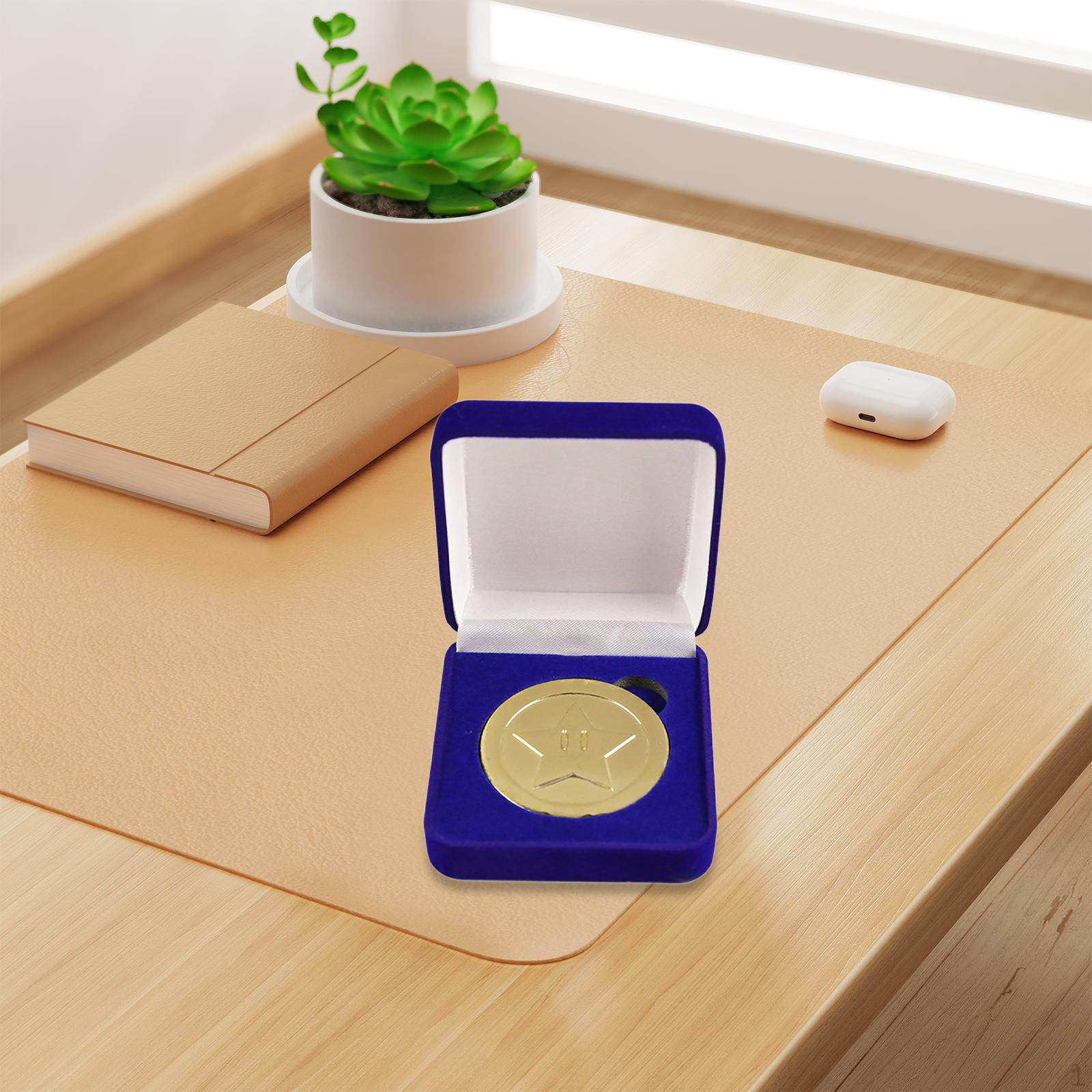 

Вызов Коробка для монет Устойчивость к царапинам Подходит для размеров 60 мм Показать защиту Бархатные монеты Презентация