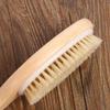 Dry Skin Wood Body Brush Exfoliation Natural Bristle Back Brush Massager Bath Shower Back Spa Scrubber Dry Massage Brush Tools