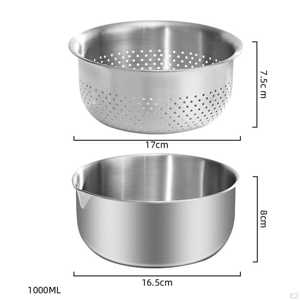 Drain Basket Fruit Bowl, Home Use Container Compact Kitchen Vegetable Food Cooking