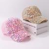 Breathable Women Sun Hat Casual Duck Tongue Caps New Shiny Sequin Baseball Cap Summer