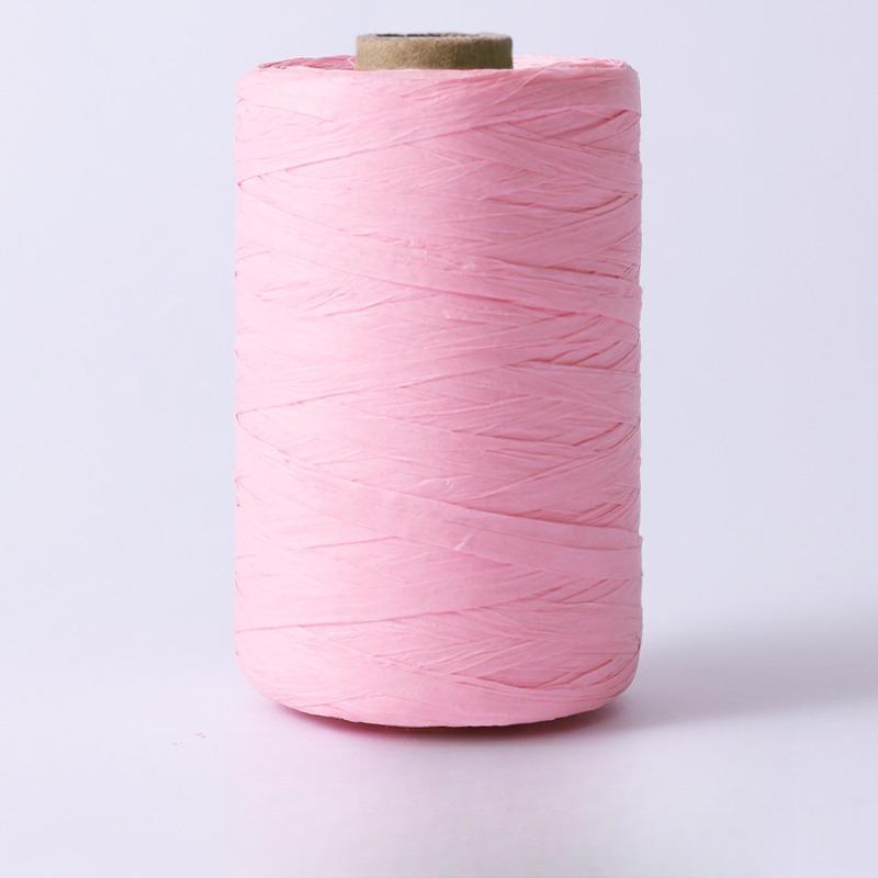280-300M Natural Paper Raffia Yarn for Hand Knitting Crochet Straw Sandals Summer Hats DIY Hook Bags Cotton Grass Thread