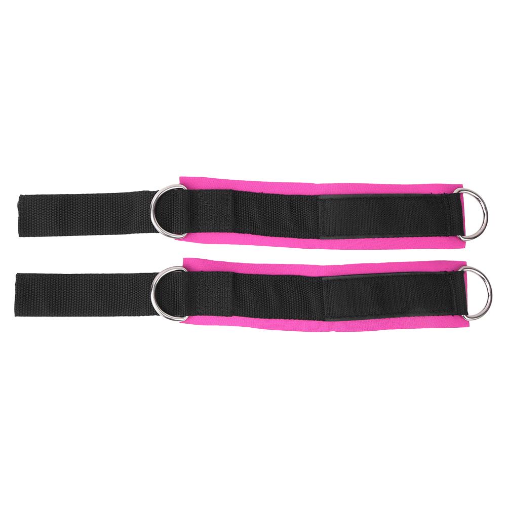 1 Pair Sports Resistance Exercise D Shape Ring Buckle Ankle Tape Training Protective Equipment(Storage Bag Packing Rose
