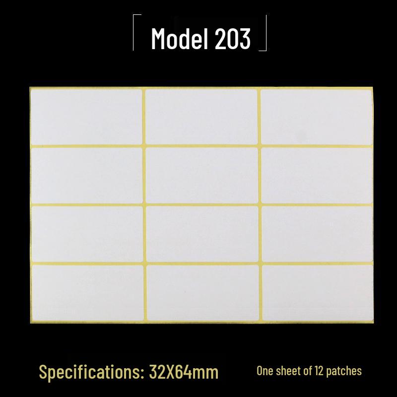 Adhesive Memo and Name Sticker Labels