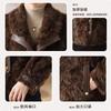 Small mother winter clothing high-end fur integrated coat middle-aged women autumn and winter fashion imitation fur mink velvet coat