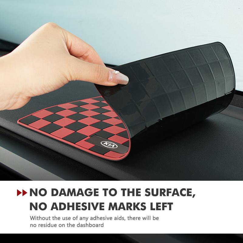 Car Anti-Slip Mat Pad Phone Stand Non-Slip Mat Rubber Pad For KIA Cerato Soul Venga Forte Spectra Sedona Niro Cadenza HR8