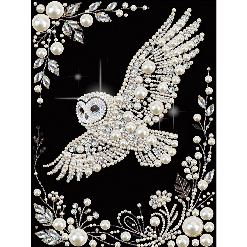 DIY Pearl Painting Kit for Adults Beginners Home Wall Decor Pearl Gem Paintings Picture Arts Craft 30x40cm Without Frame