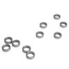 10PCS RC Ball Bearing Kit Steel Low Friction High Rotation Speed Silver Metal Shielded Ball Bearing for ZD Racing