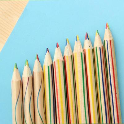 10 adet Dört Ahşap Renkli Kalem Aynı Çekirdek Tasarımıyla Boyama Gizli Bahçe Okul Sanat Malzemeleri Sanatçı için