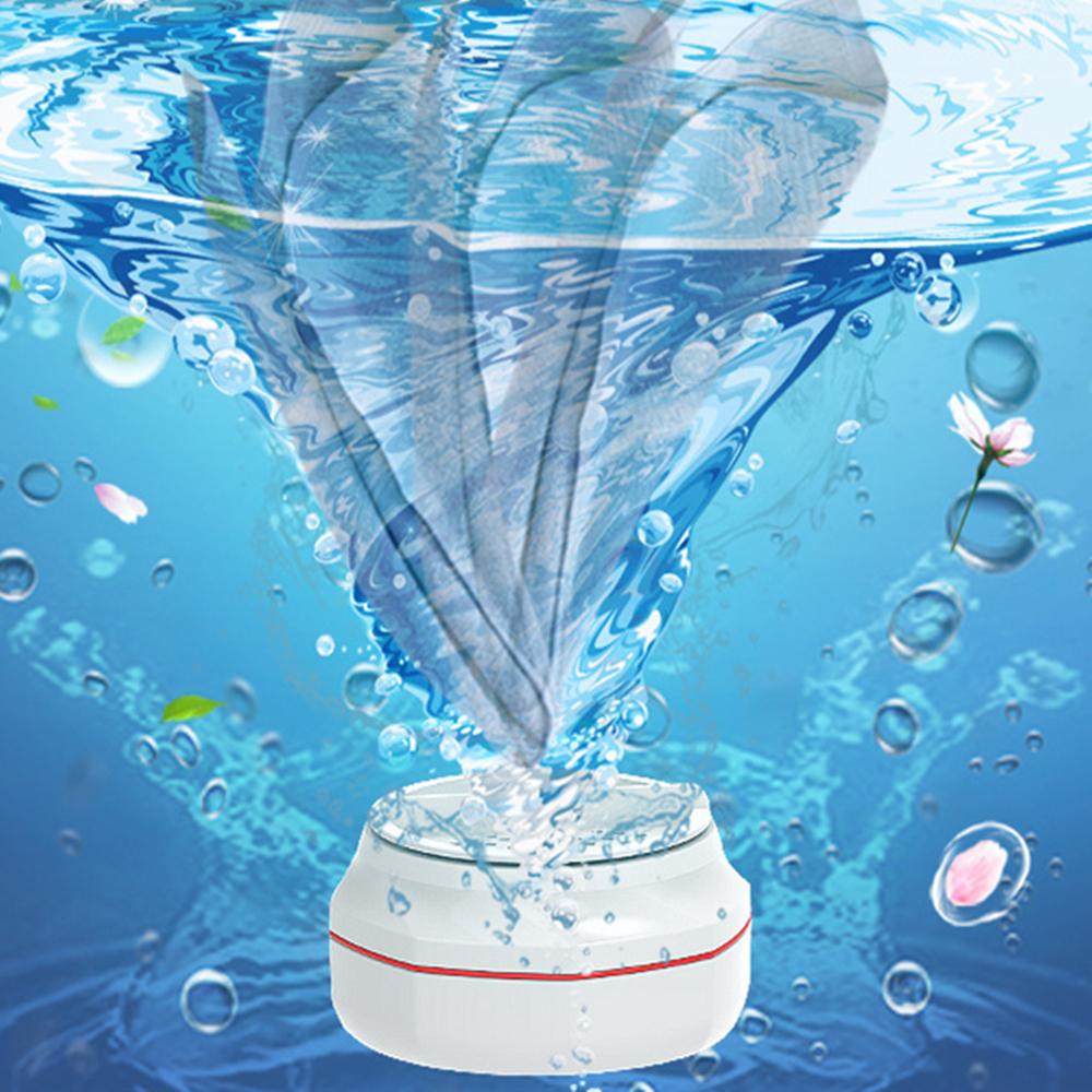 Portable USB Mini Washing Machine Turbine Laundry Washer Rotating Washer White