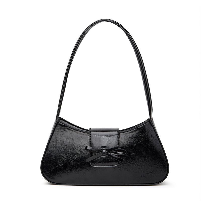Bows - A Niche Fashion Shoulder Bag with An Underarm Strap, Suitable for Carrying To Work or For Casual Use.