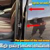 Suitable for BMW 3/5/7 Series old models X5 F15 X6 X16 F02 E90 F18 rear door front sealing strip E66 door B-pillar sealing strip