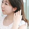 1 Pair Korean Women Cute Cat Fish Rhinestone Stud Earrings Fashion Jewelry