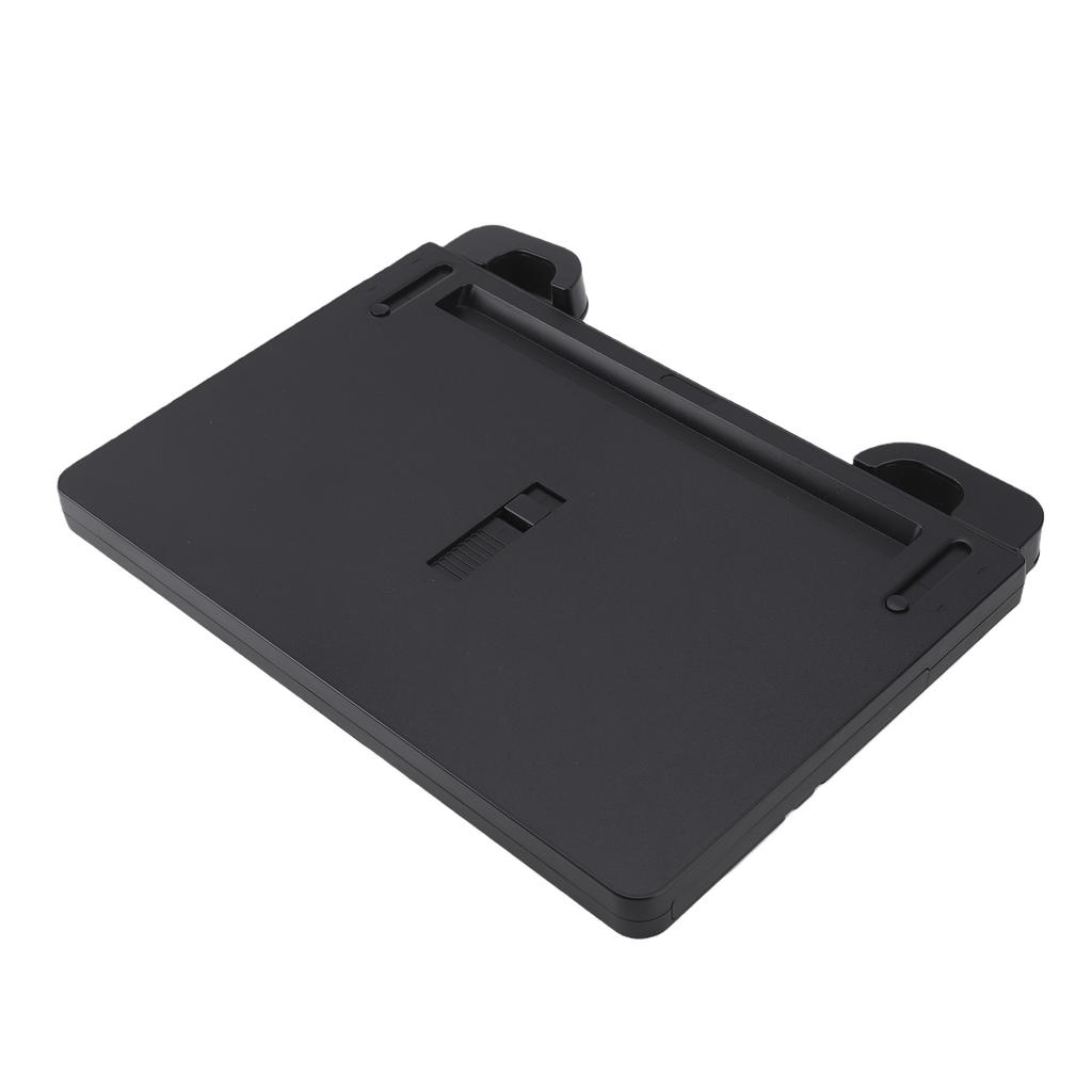 Car Steering Wheel Desk Tray, Steering Wheel Foldable Table, Multifunctional Portable Laptop Table with Pull Out Side Trays Buckle for Eati