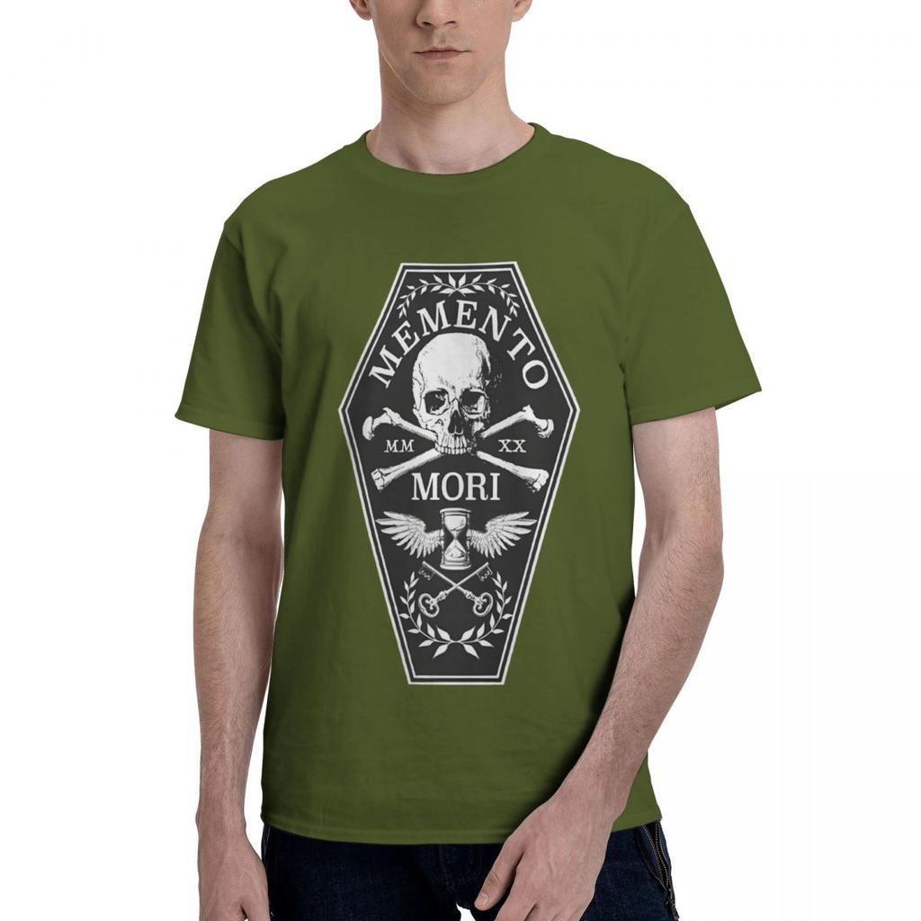 Memento Mori 100 Cotton Casual Breathable Confortable T Shirt Funny Mens TShirts T Shirt Men
