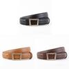 Leather Belt For Women With Alloy Buckle And Classic Design For Casual And Office Wear