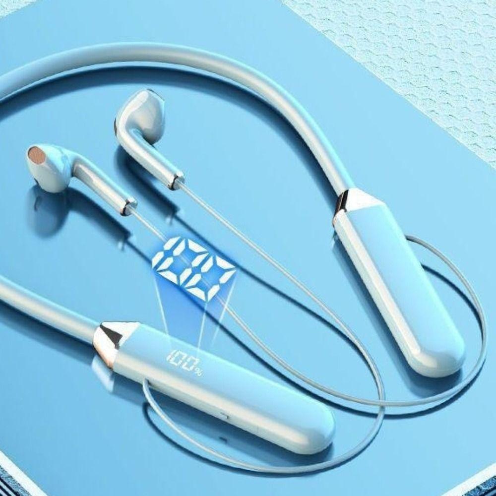Waterproof Wireless Headphones With Microphone Neckband Headphones Bluetooth Earphone  Sports