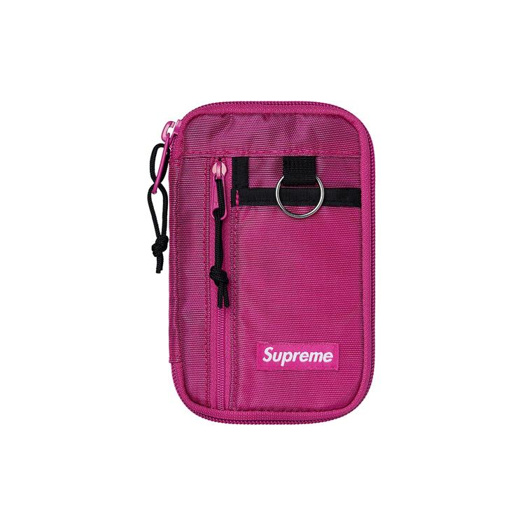 

New Supreme FW19 Canvas Clutch, Cell Phone Pouch, Shoulder Bag, Crossbody Bag Small Unisex Purple SUP-FW19-115 10.4*2.0*16.0CM